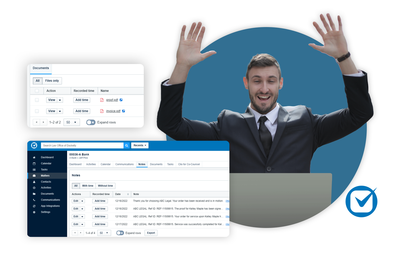 ABC Legal: Service of Process For Clio